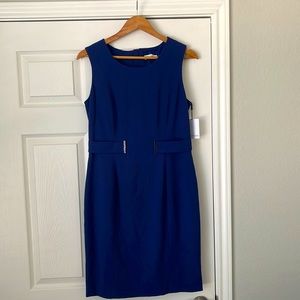 Calvin Klein Blue Work Dress